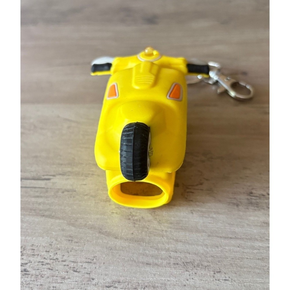 Bath & Body Works PocketBac RETIRED Yellow Scooter Moped Hand Sanitizer Holder - Picture 6 of 6